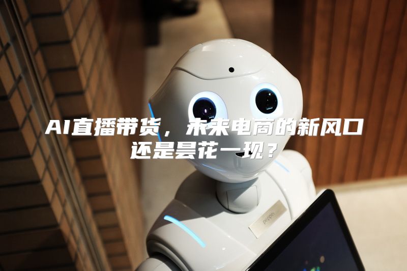 AI直播带货，未来电商的新风口还是昙花一现？