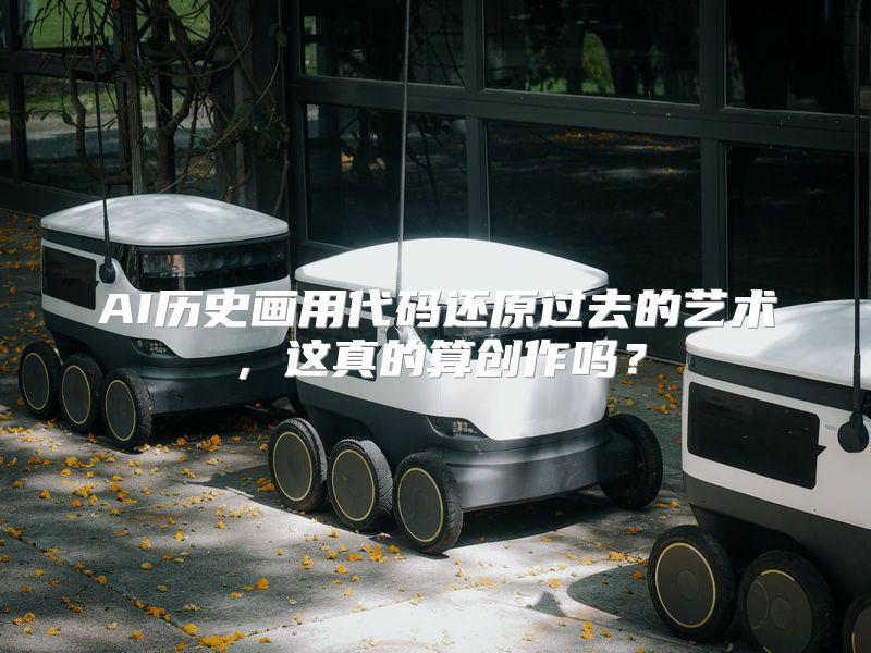 AI历史画用代码还原过去的艺术，这真的算创作吗？