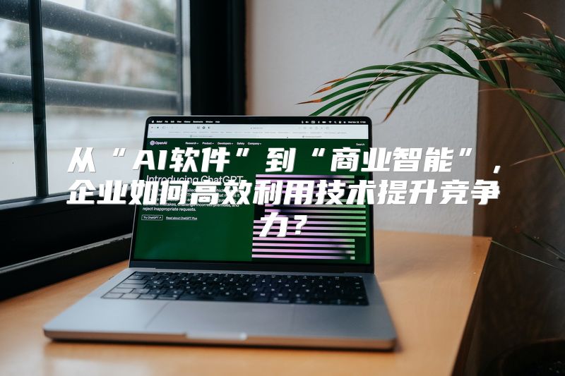 从“AI软件”到“商业智能”，企业如何高效利用技术提升竞争力？