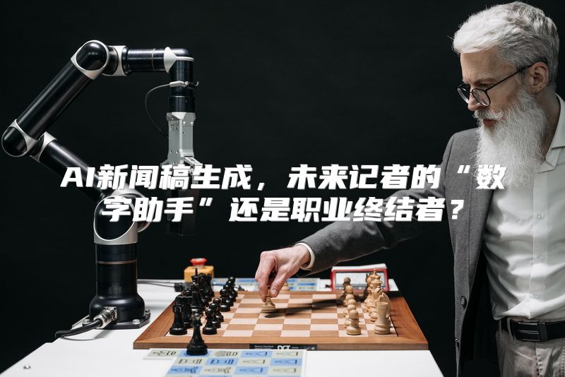 AI新闻稿生成，未来记者的“数字助手”还是职业终结者？