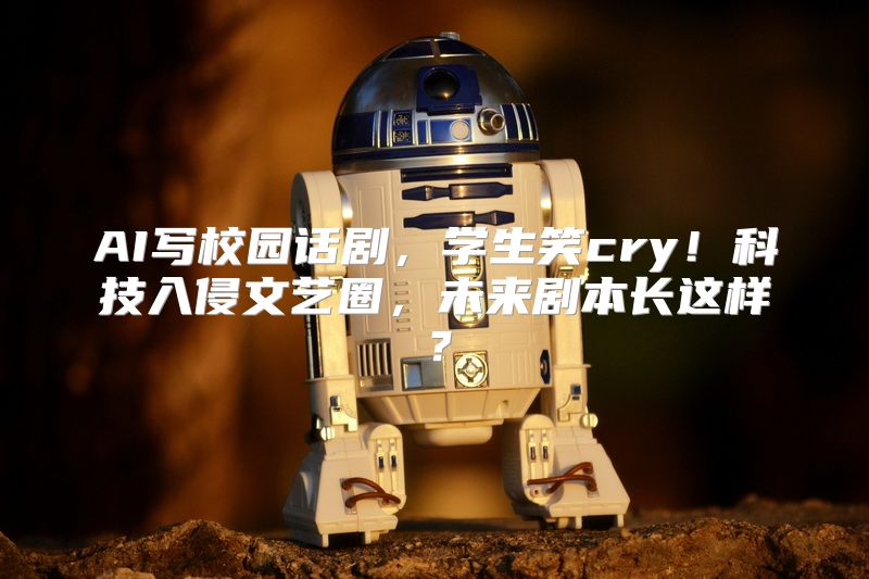 AI写校园话剧，学生笑cry！科技入侵文艺圈，未来剧本长这样？