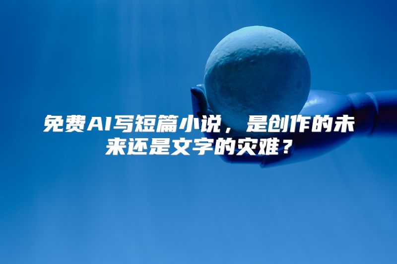 免费AI写短篇小说，是创作的未来还是文字的灾难？