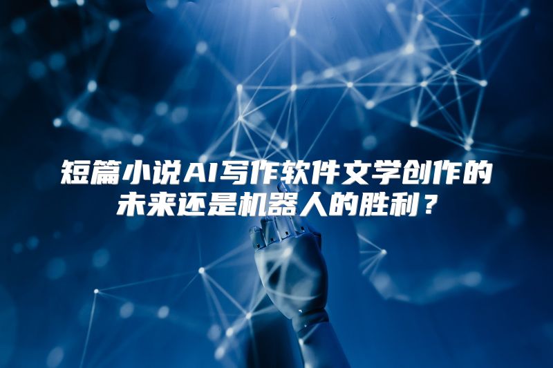 短篇小说AI写作软件文学创作的未来还是机器人的胜利？