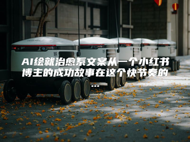 AI绘就治愈系文案从一个小红书博主的成功故事在这个快节奏的...