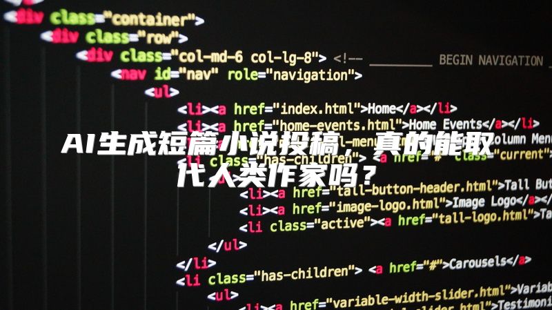 AI生成短篇小说投稿，真的能取代人类作家吗？