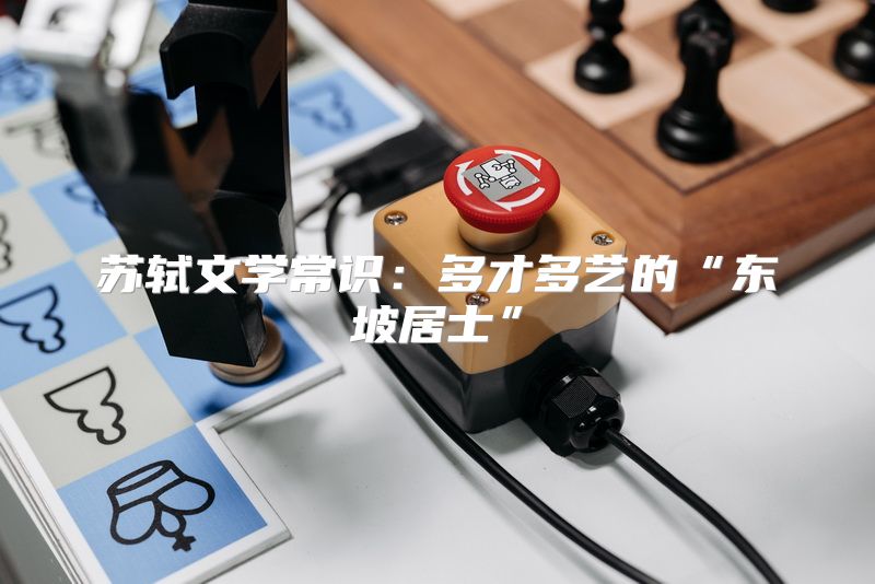 苏轼文学常识：多才多艺的“东坡居士”