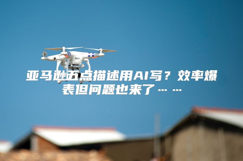 亚马逊五点描述用AI写？效率爆表但问题也来了……