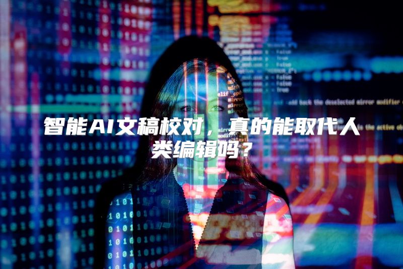 智能AI文稿校对，真的能取代人类编辑吗？