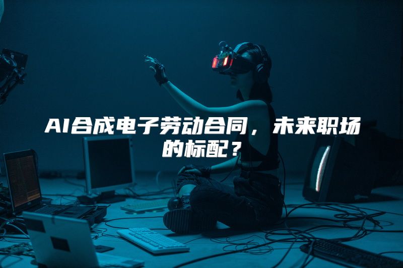 AI合成电子劳动合同，未来职场的标配？