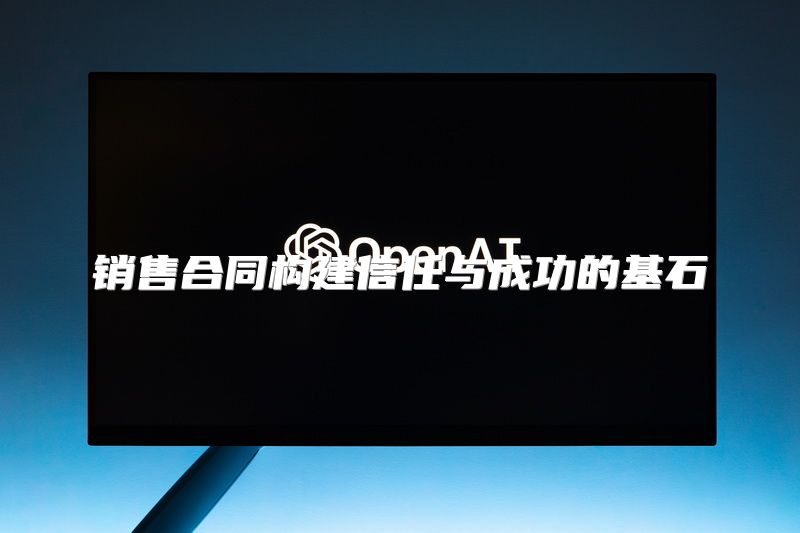 销售合同构建信任与成功的基石