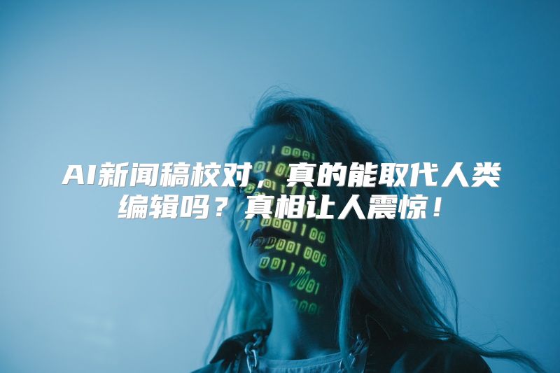 AI新闻稿校对，真的能取代人类编辑吗？真相让人震惊！