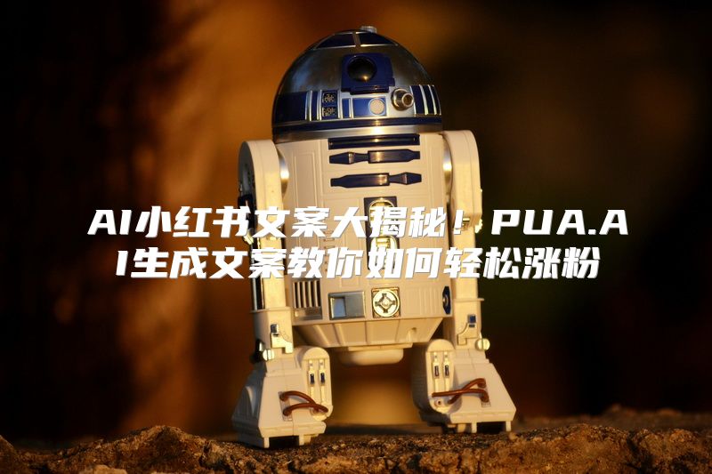 AI小红书文案大揭秘！PUA.AI生成文案教你如何轻松涨粉
