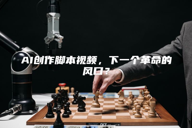 AI创作脚本视频，下一个革命的风口？