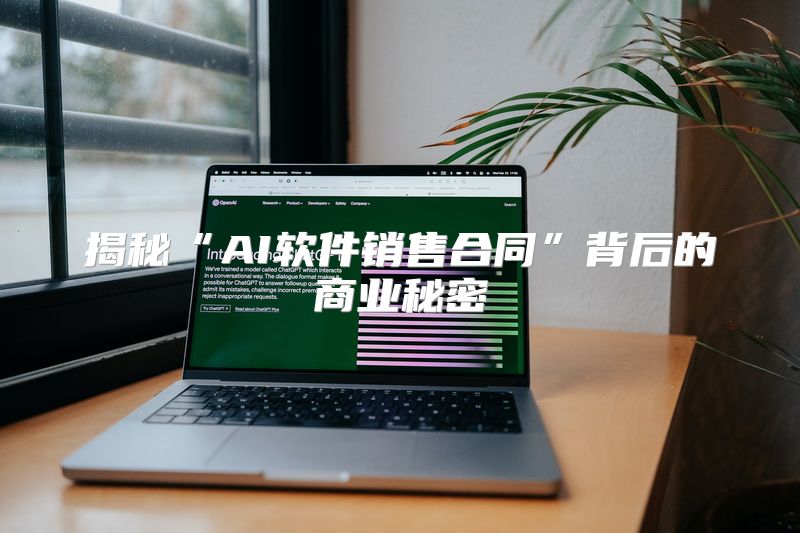 揭秘“AI软件销售合同”背后的商业秘密