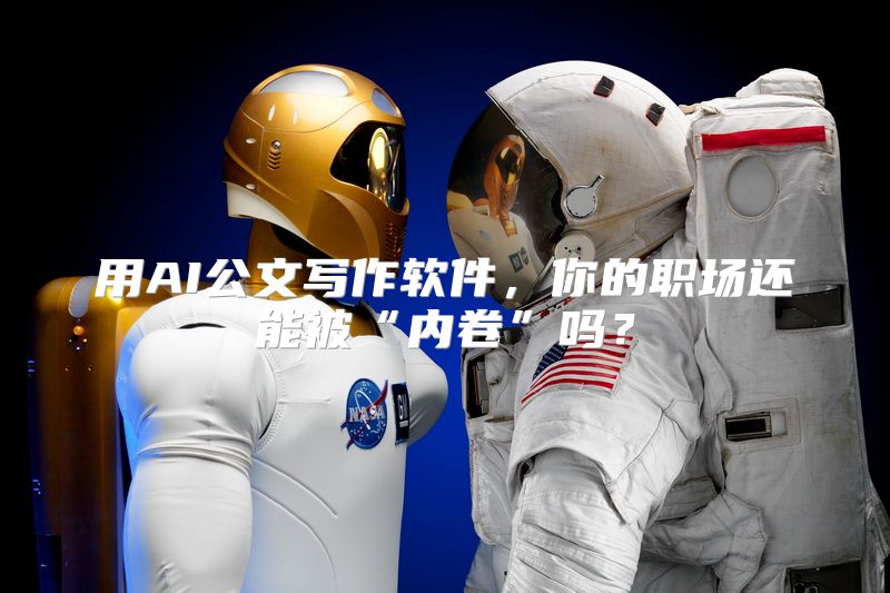 用AI公文写作软件，你的职场还能被“内卷”吗？
