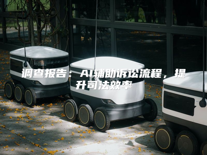 调查报告：AI辅助诉讼流程，提升司法效率