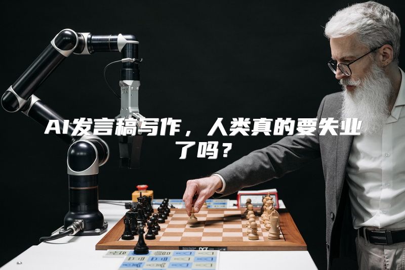 AI发言稿写作，人类真的要失业了吗？