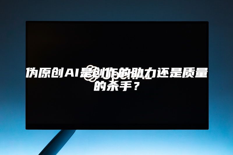 伪原创AI是创作的助力还是质量的杀手？