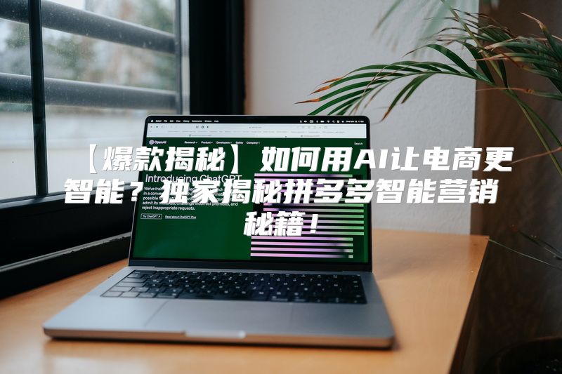 【爆款揭秘】如何用AI让电商更智能？独家揭秘拼多多智能营销秘籍！
