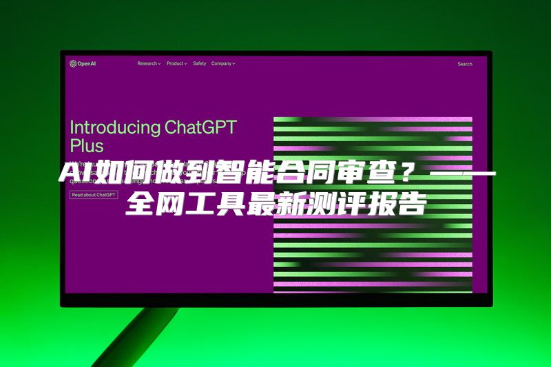 AI如何做到智能合同审查？——全网工具最新测评报告