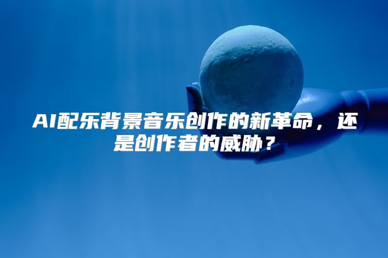 AI配乐背景音乐创作的新革命，还是创作者的威胁？