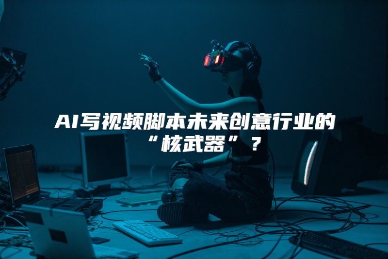 AI写视频脚本未来创意行业的“核武器”？