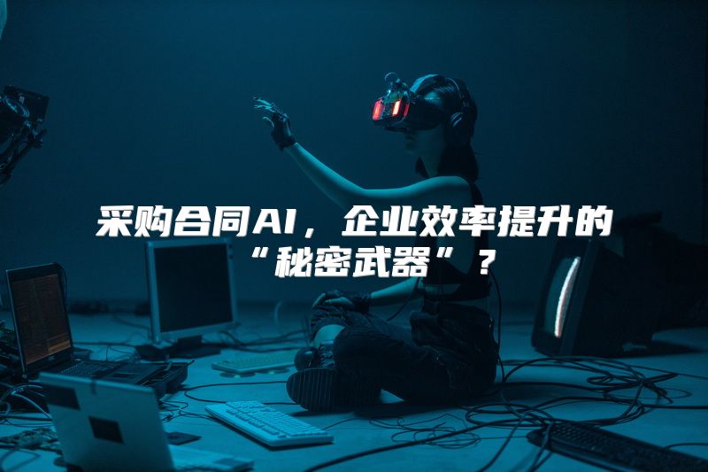 采购合同AI，企业效率提升的“秘密武器”？
