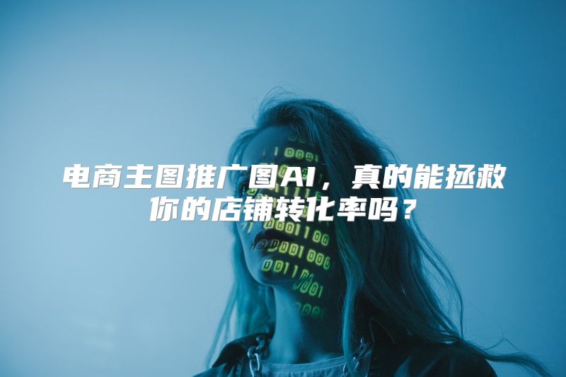 电商主图推广图AI，真的能拯救你的店铺转化率吗？