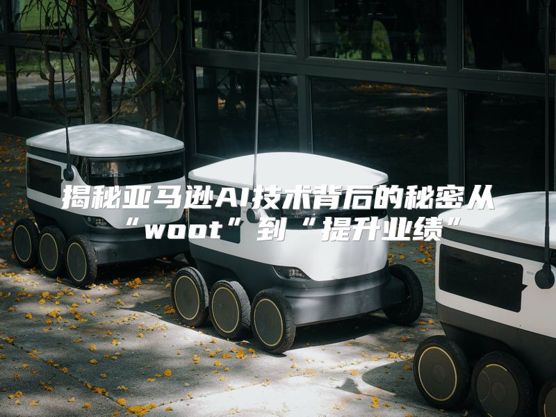揭秘亚马逊AI技术背后的秘密从“woot”到“提升业绩”