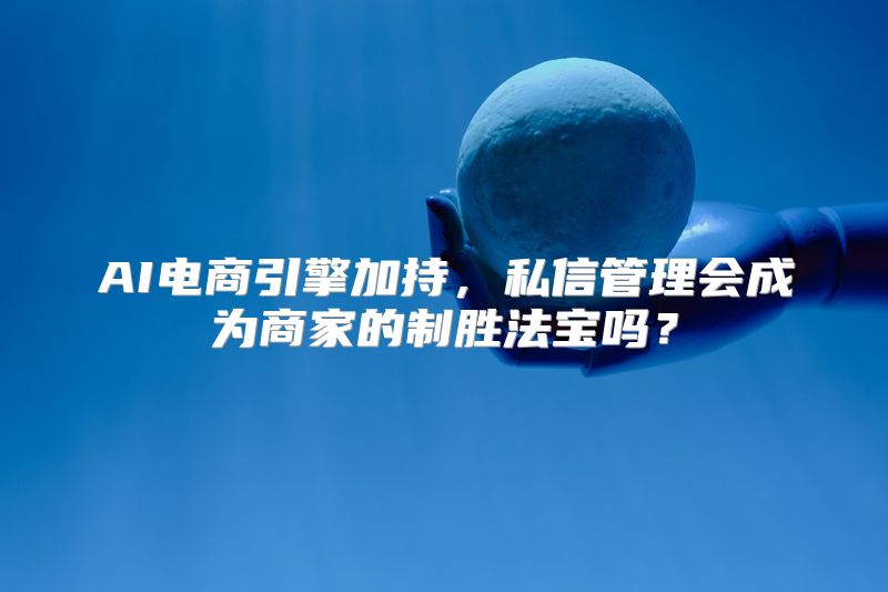 AI电商引擎加持，私信管理会成为商家的制胜法宝吗？