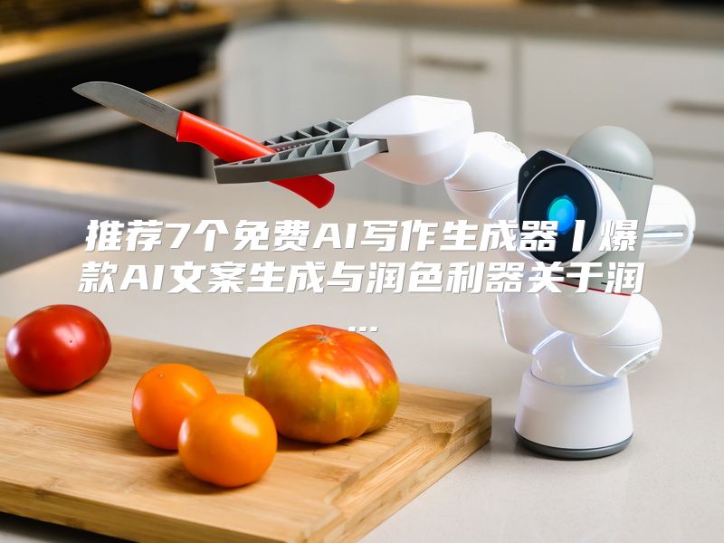 推荐7个免费AI写作生成器丨爆款AI文案生成与润色利器关于润...