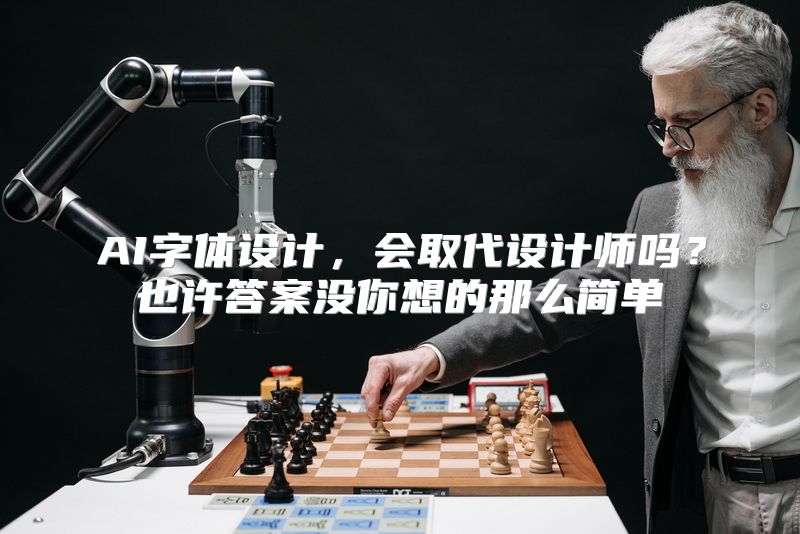 AI字体设计，会取代设计师吗？也许答案没你想的那么简单