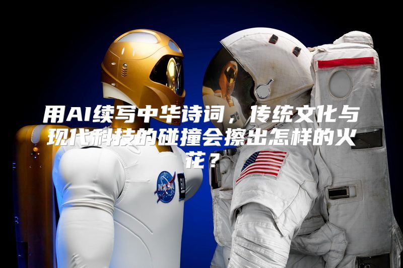 用AI续写中华诗词，传统文化与现代科技的碰撞会擦出怎样的火花？