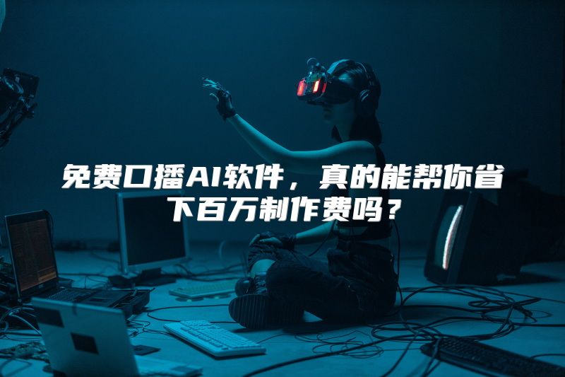 免费口播AI软件，真的能帮你省下百万制作费吗？