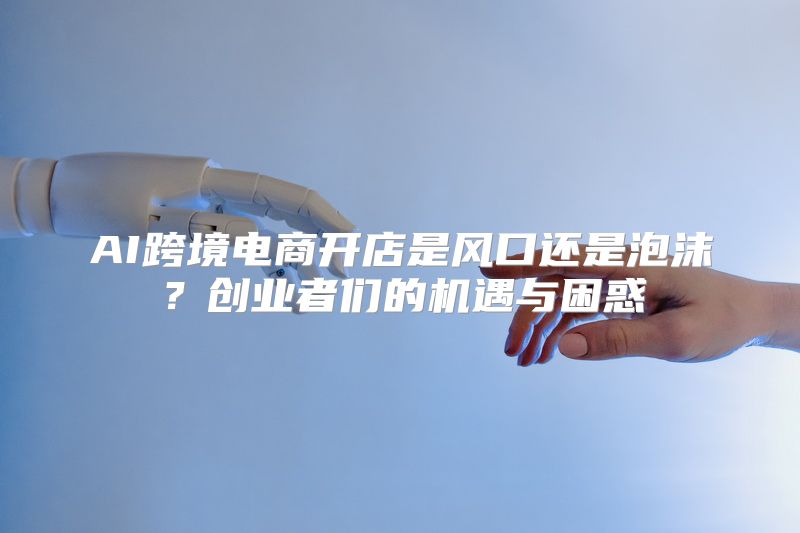 AI跨境电商开店是风口还是泡沫？创业者们的机遇与困惑