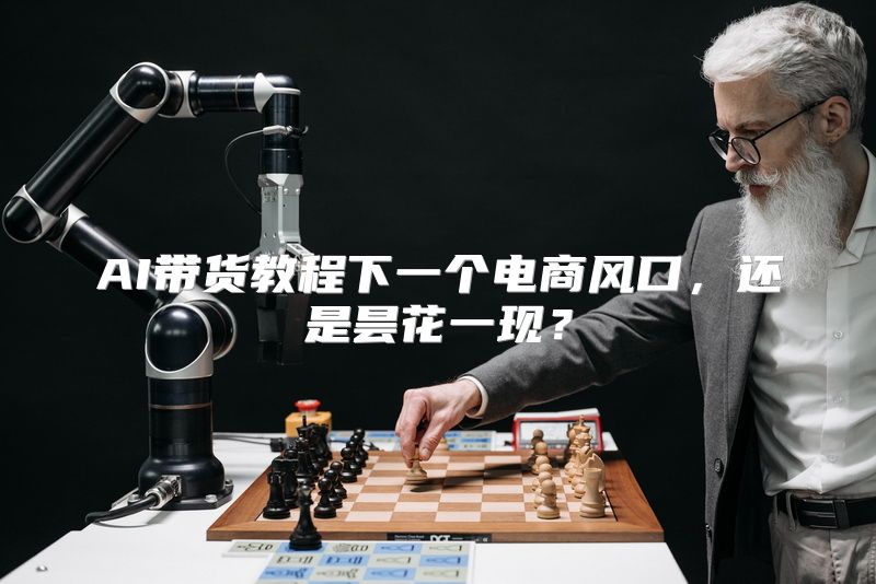 AI带货教程下一个电商风口，还是昙花一现？