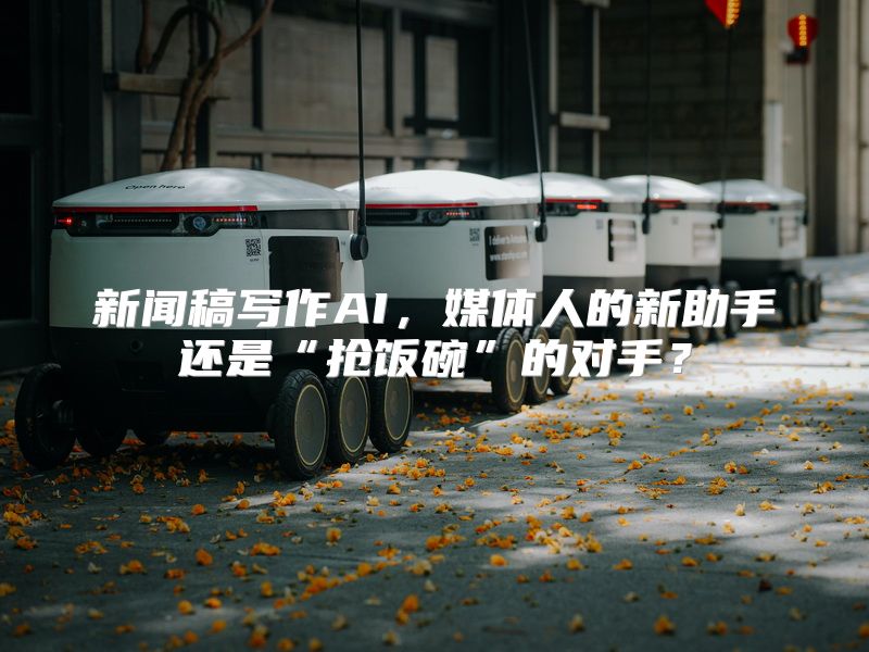 新闻稿写作AI，媒体人的新助手还是“抢饭碗”的对手？