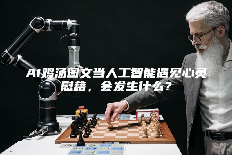 AI鸡汤图文当人工智能遇见心灵慰藉，会发生什么？