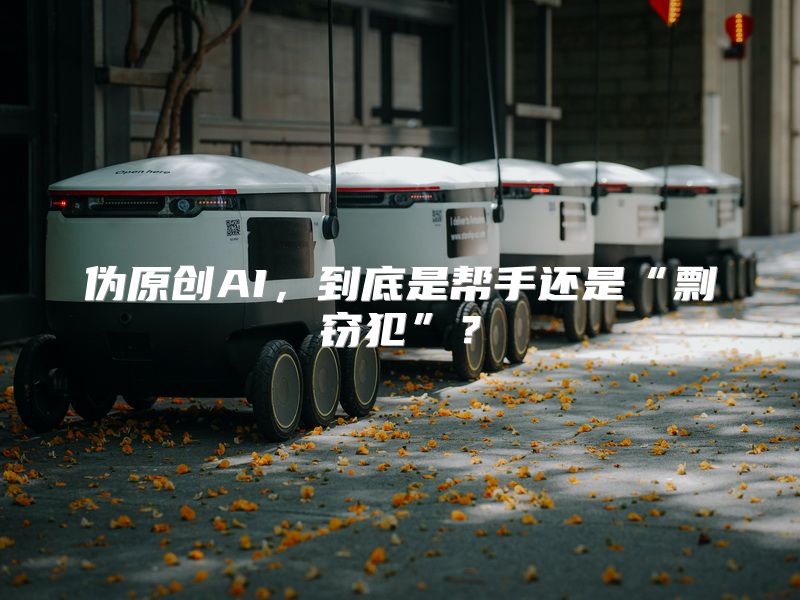 伪原创AI，到底是帮手还是“剽窃犯”？