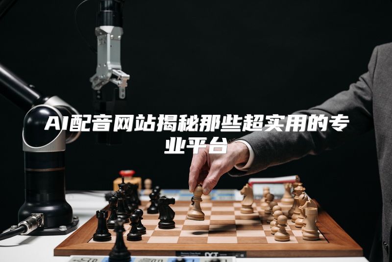 AI配音网站揭秘那些超实用的专业平台