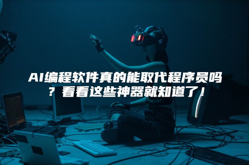 AI编程软件真的能取代程序员吗？看看这些神器就知道了！