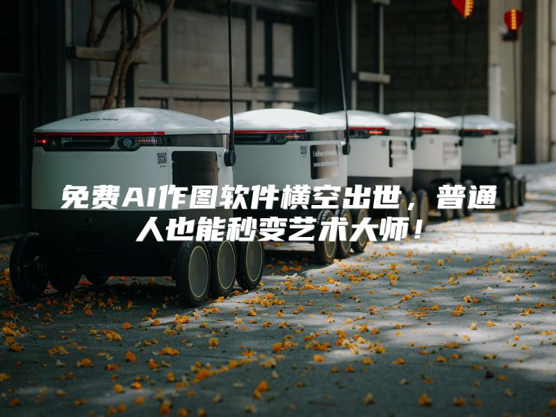 免费AI作图软件横空出世，普通人也能秒变艺术大师！