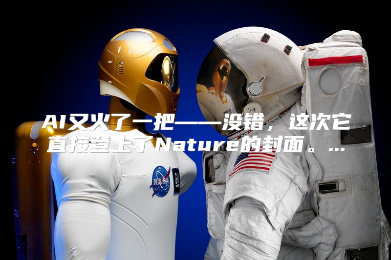 AI又火了一把——没错，这次它直接登上了Nature的封面。...