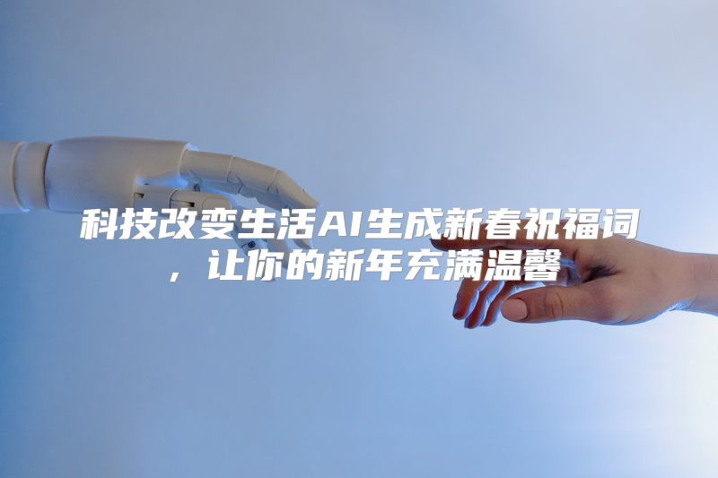 科技改变生活AI生成新春祝福词，让你的新年充满温馨