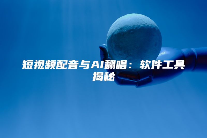 短视频配音与AI翻唱：软件工具揭秘