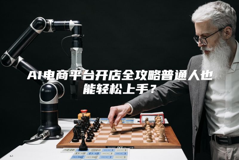 AI电商平台开店全攻略普通人也能轻松上手？