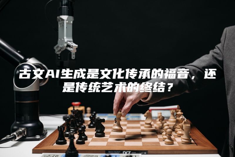 古文AI生成是文化传承的福音，还是传统艺术的终结？
