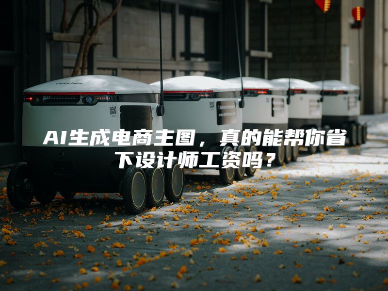 AI生成电商主图，真的能帮你省下设计师工资吗？