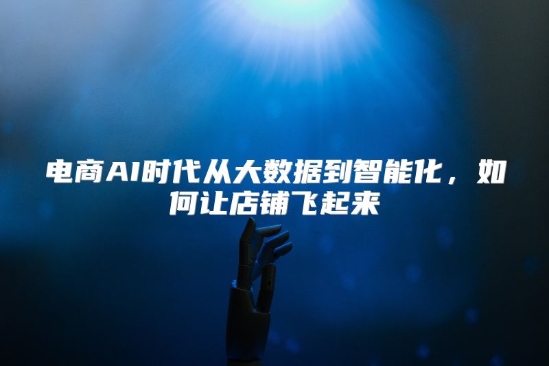 电商AI时代从大数据到智能化，如何让店铺飞起来