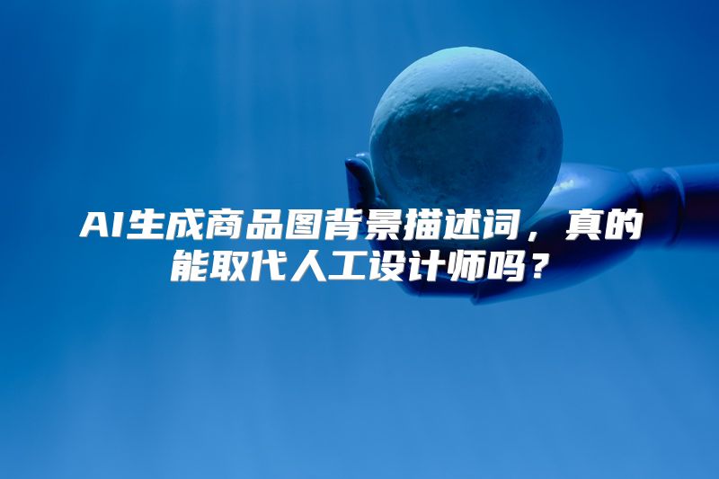 AI生成商品图背景描述词，真的能取代人工设计师吗？